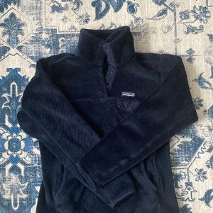 Patagonia navy blue re-tool Snap T fleece size small